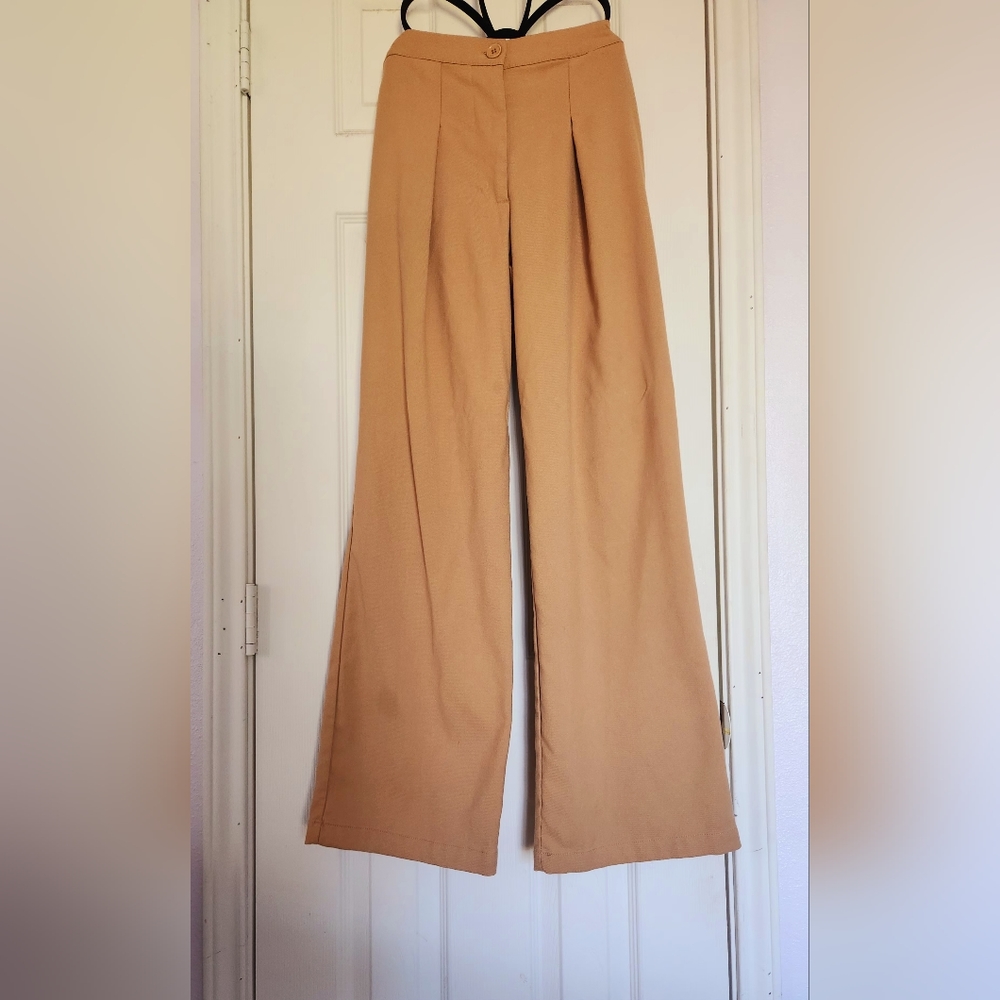 OVERSIZED SUPER WIDE LEG DRESS PANTS Women (Size S)